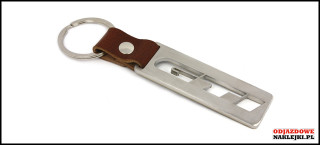 Leather keychain