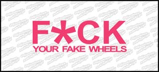 Fuck your fake wheels 15cm