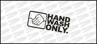 Hand Wash Only 20cm
