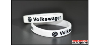 Opaska silikonowa Volkswagen biała